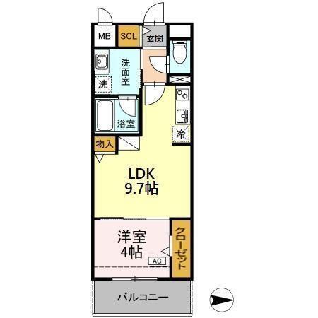 ロイヤルスクエア徳川（803） 間取り図画像