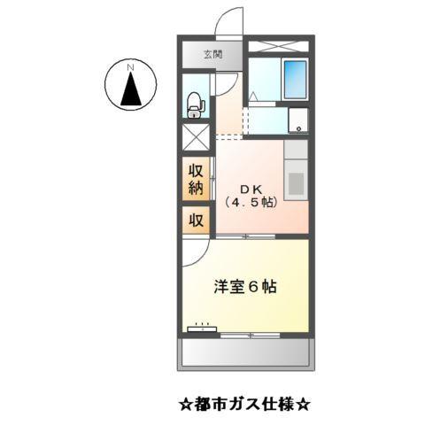 エスポワール名城 間取り図画像