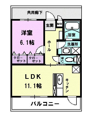 ル・キャステル（103） 間取り図画像