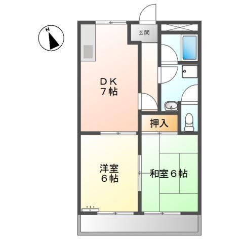 サンチェリオＡ 間取り図画像