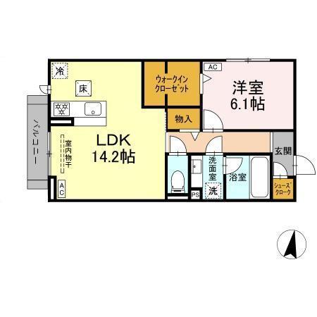 ジョイハイツ（101） 間取り図画像