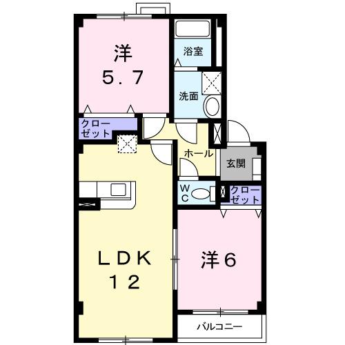 ビオラ館（202） 間取り図画像