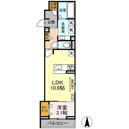 ルヴィータ剣町（202） 間取り図画像