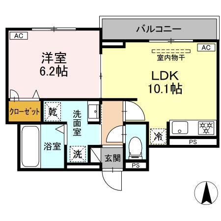 ルヴィータ剣町（301） 間取り図画像