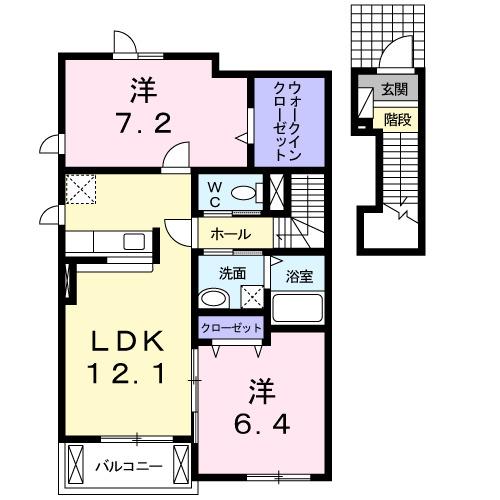 セレーノ百合が丘Ⅰ（203） 間取り図画像