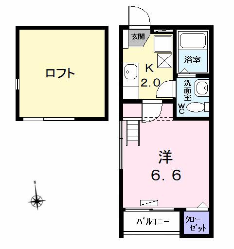 アビー・ロード（105） 間取り図画像
