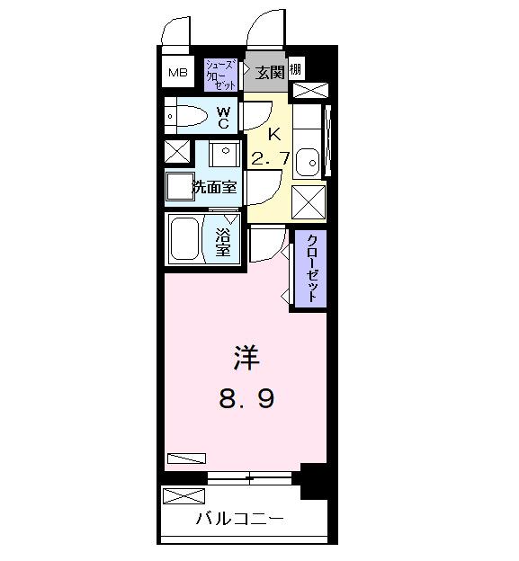 ジャルダン（103） 間取り図画像