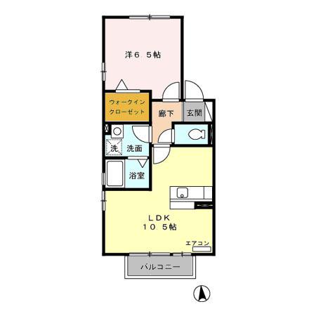 グランディール（202） 間取り図画像