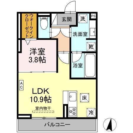 エクラノーブル（103） 間取り図画像