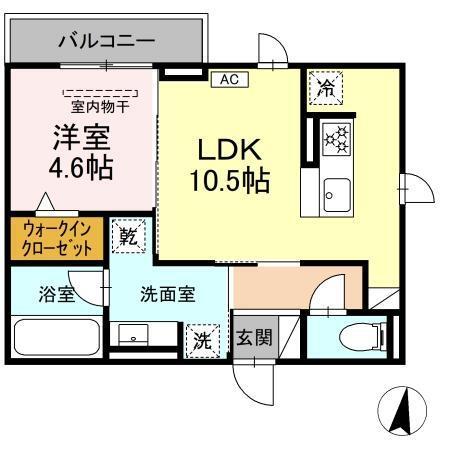 エクラノーブル（201） 間取り図画像