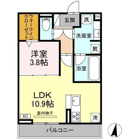 エクラノーブル（303） 間取り図画像
