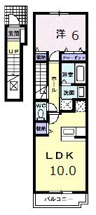 グランデールⅠ（202） 間取り図画像