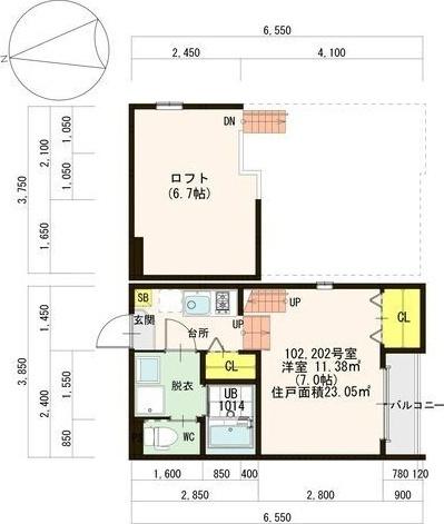  間取り図写真