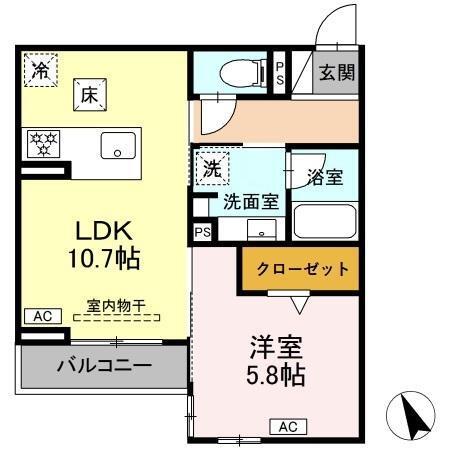 セレスティア唐山町（103） 間取り図画像