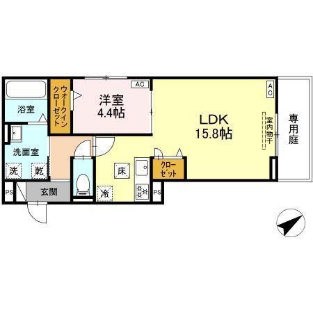 ルヴィータ川名（102） 間取り図画像