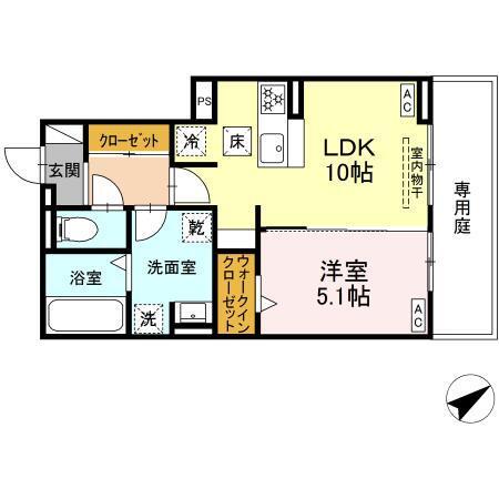 ルヴィータ川名（103） 間取り図画像