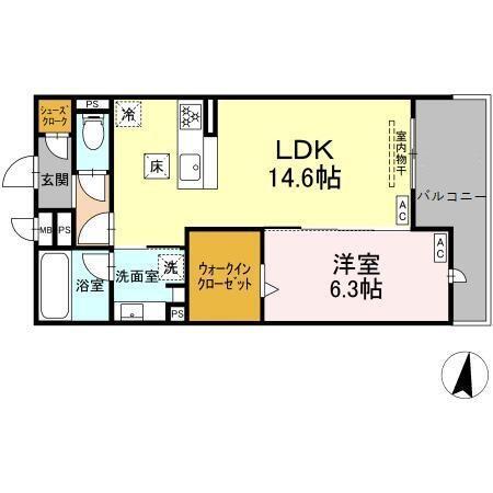 Century Grove 守山（102） 間取り図画像