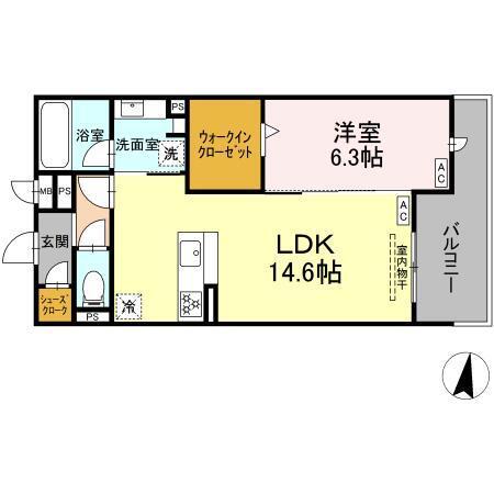 Century Grove 守山（203） 間取り図画像
