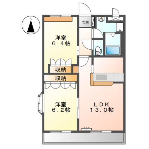 ウィスタリア 間取り図画像