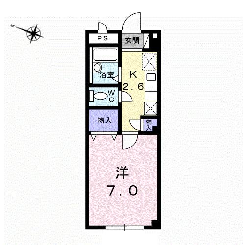 アメニティー２１（101） 間取り図画像