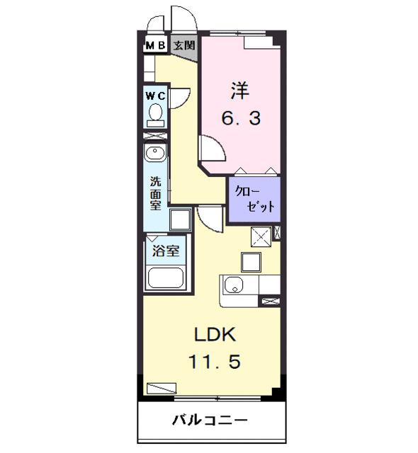 メゾン　ブリーズ（202） 間取り図画像