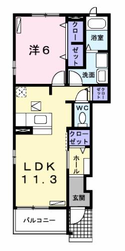 アベリア（101） 間取り図画像