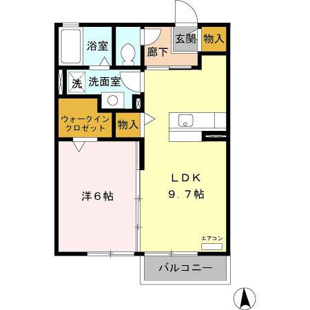 ロイヤルシティー（202） 間取り図画像