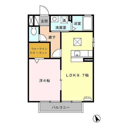 モナリエ大将ヶ根（101） 間取り図画像