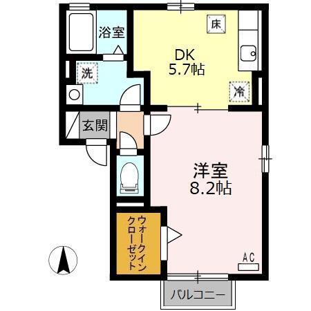 ルミエール（101） 間取り図画像