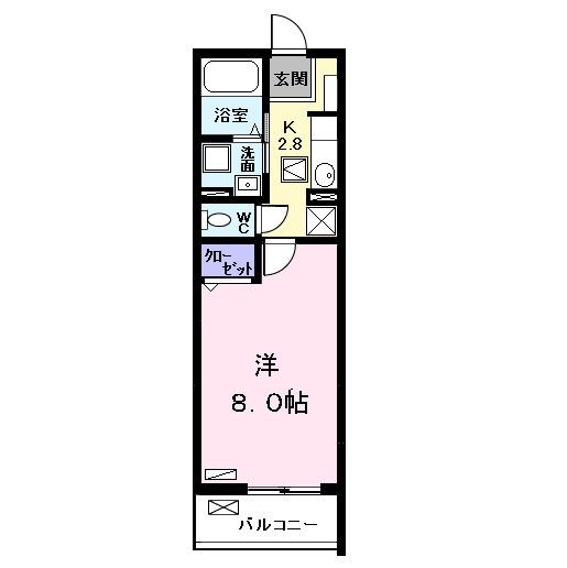 キャッスル横前（101） 間取り図画像