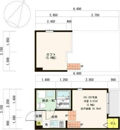  間取り図写真