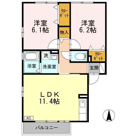ロイヤルコート上石川（202） 間取り図画像