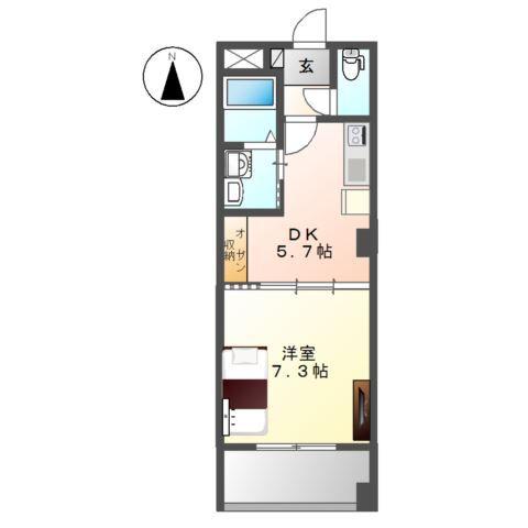 リバパレス鶴舞 間取り図画像