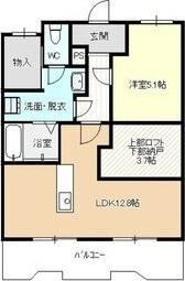 マンション善（202） 間取り図画像