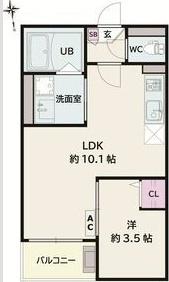Jack todanishiⅠ（301） 間取り図画像