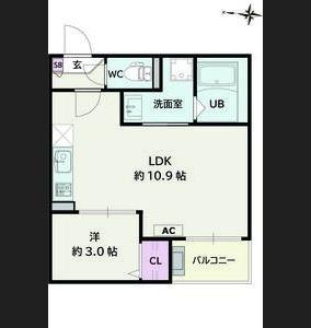 Jack harutaⅠ（101） 間取り図画像