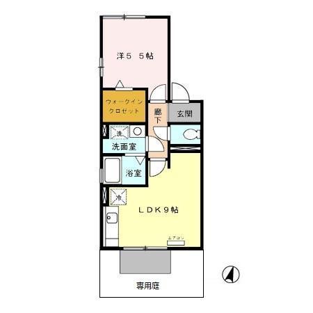 セジュール里（102） 間取り図画像