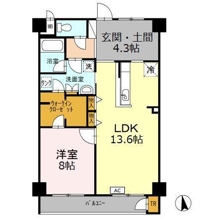 ＴＲＩ−ＳＴＡＧＥ（404） 間取り図画像