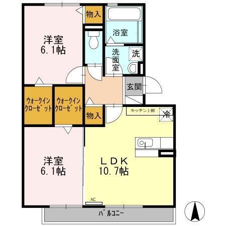 サンプレジオⅡ（202） 間取り図画像