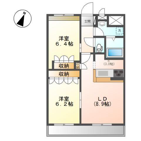 アバンサール 間取り図画像