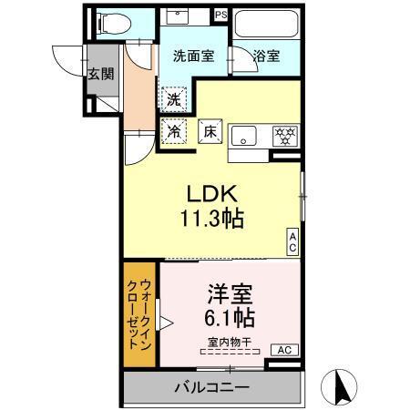 ホルン（102） 間取り図画像