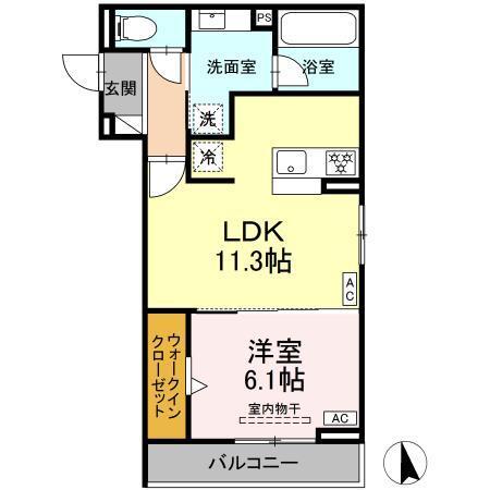 ホルン（202） 間取り図画像