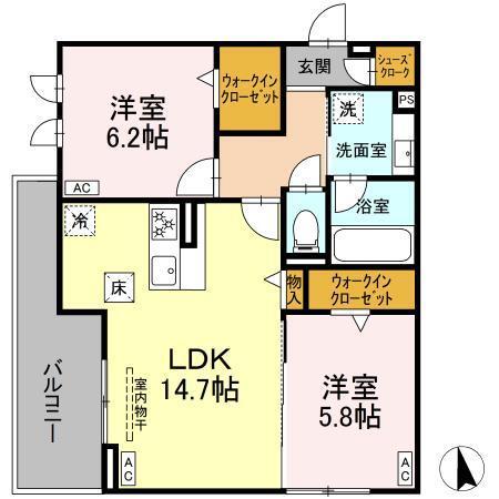 ホルン（203） 間取り図画像
