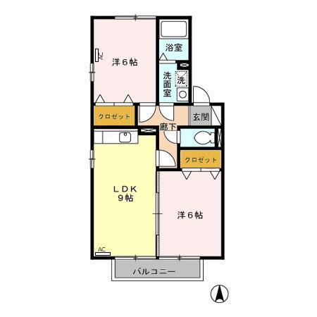 ベルウッド（202） 間取り図画像