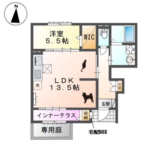 ミルフィーユ（Mille-feuille） 間取り図画像