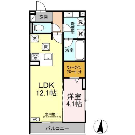 セレスティア高畑（103） 間取り図画像