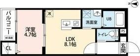 シャンテ六番町（201） 間取り図画像