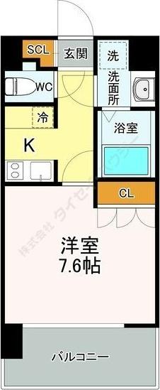 リエス東別院（802） 間取り図画像