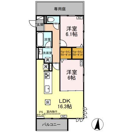 グラシア広路本町（101） 間取り図画像