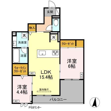 グラシア広路本町（202） 間取り図画像